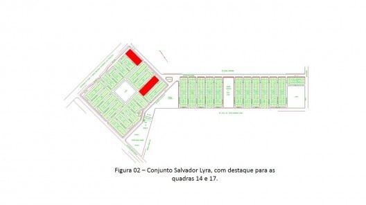 Conjunto Salvador Lyra, com destaque para as quadras 14 e 17