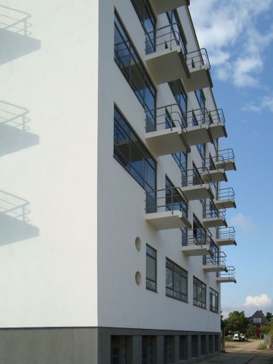 Bauhaus, Dessau, Alemanha, 1926. Arquiteto Walter Gropius