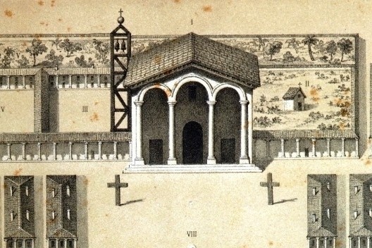 Igreja da redução de La Candelária, detalhe Igreja da redução de La Candelária