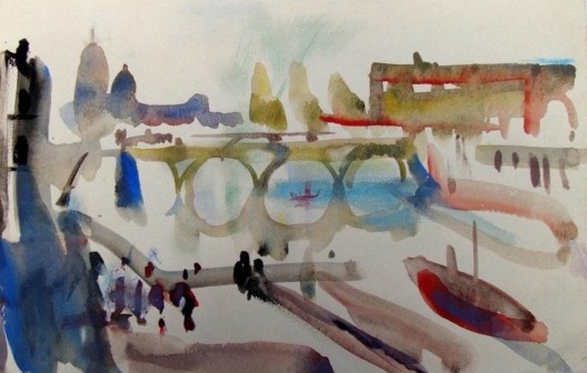 Nadir Afonso, Estudo La Seine, 1949
