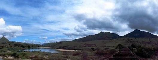 Itapina ES, vista do rio Doce a partir do mirante da ponte abandonada