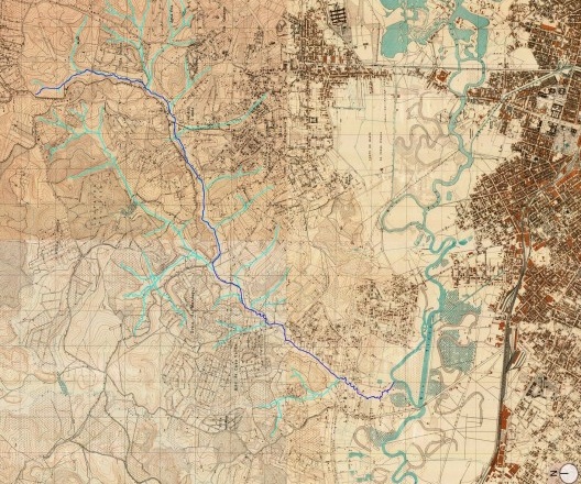 O córrego Mandaqui e seus afluentes em 1930