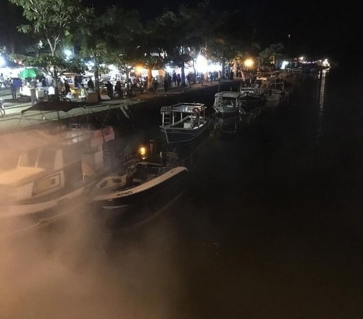 Travessia da ponte, com nevoeiro de Laura Vinci, Flip 2019