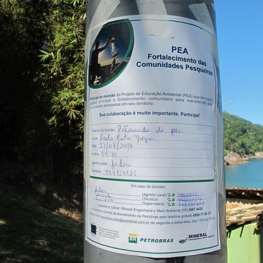 Ponta Negra, Paraty RJ, implantação de energia elétrica