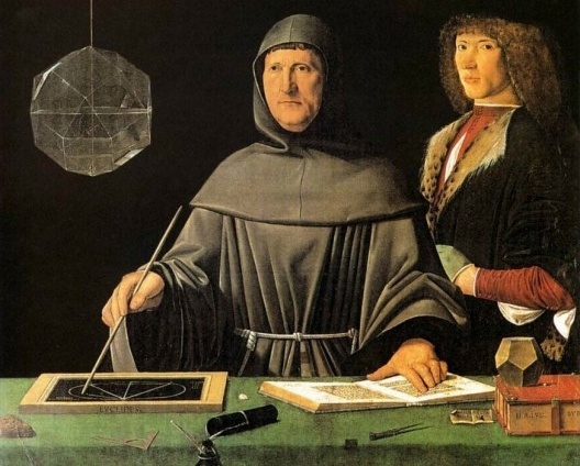 Jacop de Barbari, Retrato do Frei Luca Pacioli, 1495