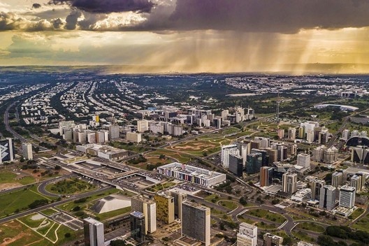 Vista aérea da cidade de Brasília