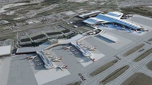 Ampliação do Aeroporto de Cumbica, São Paulo. Arquitetos Mario Biselli e Arthur Katchborian