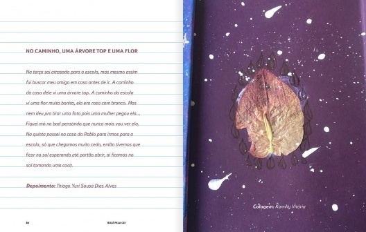 Páginas do guia Rolê pela CEI. Um guia afetivo de Ceilândia, de Elane Ribeiro Peixoto e Julia Mazzutti Bastian Solé