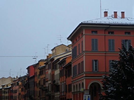 Construções porticadas da Via Saragozza, Bolonha, 2014