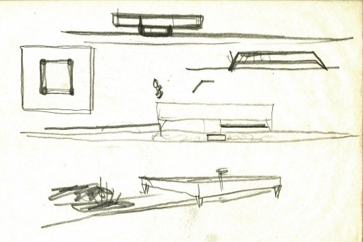 Croquis de Vilanova Artigas para a FAU USP