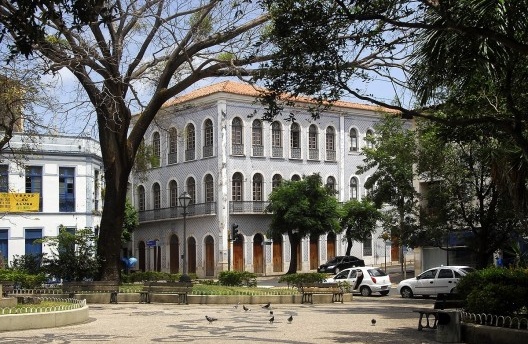 Solar São Luís, atual Edifício São Luís, sede da Caixa Econômica Federal, projeto de reforma, adequação e restauro, arquiteto Antonio Pedro Alcântara e Dora Alcântara, 1978-1982