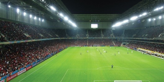 Complexo Esportivo e Cultural Clube Atlético Paranaense, Curitiba. Arquiteto Carlos Arcos