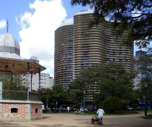 Edifício Niemeyer, Belo Horizonte. Arquiteto Oscar Niemeyer, 1954