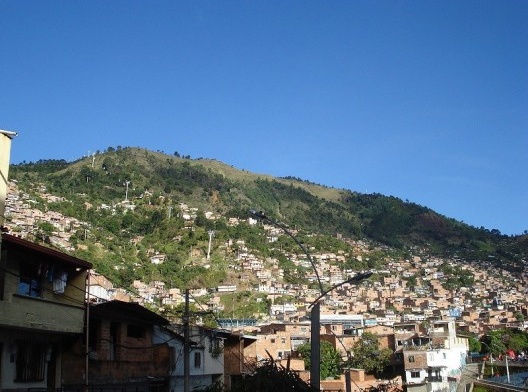 Vista panorâmica de Medellín, agosto 2014