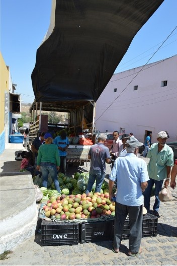 Feira no distrito Piau, Piranhas