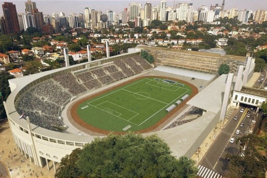 Complexo com Maquete eletrônica do projeto ora em andamento