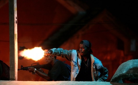 Cena do filme \"Tropa de Elite\", 2007