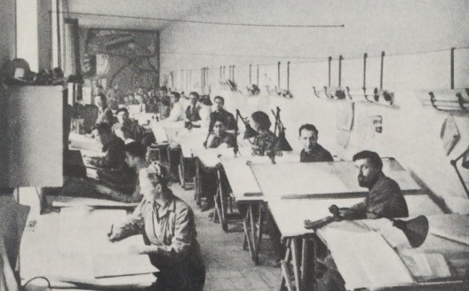 Ateliê de Le Corbusier na Rue de Sèvres, 1951