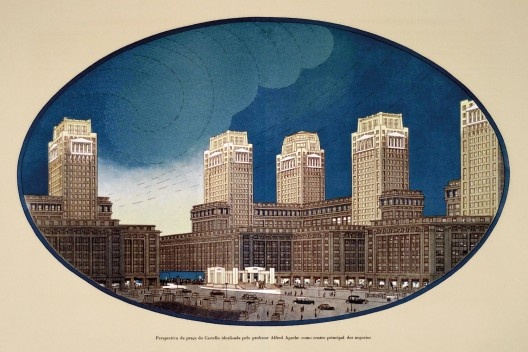 Perspectiva da Praça do Castelo, centro principal dos negócios