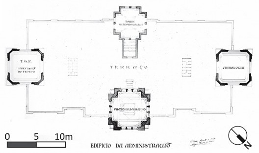 Administração, planta pavimento superior, 1930