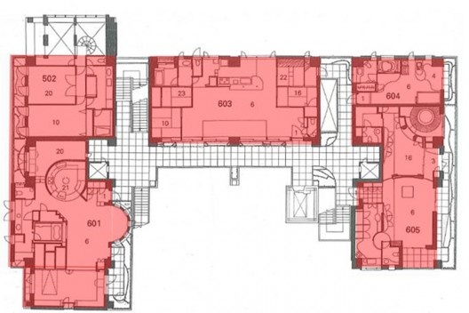 Next 21, sexto pavimento, Osaka