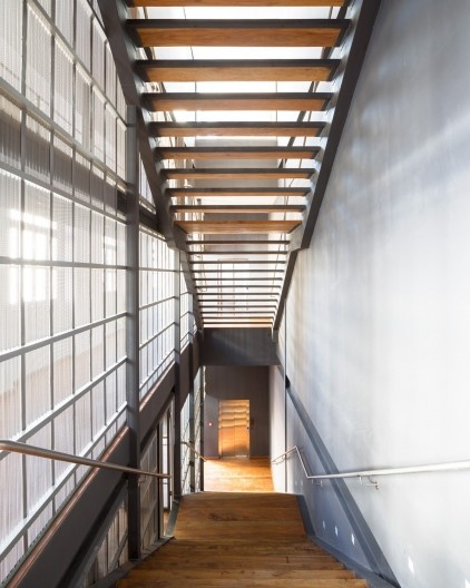 Casa do Carnaval, escada, Salvador. Arquitetos Alexandre Prisco e Nivaldo Andrade