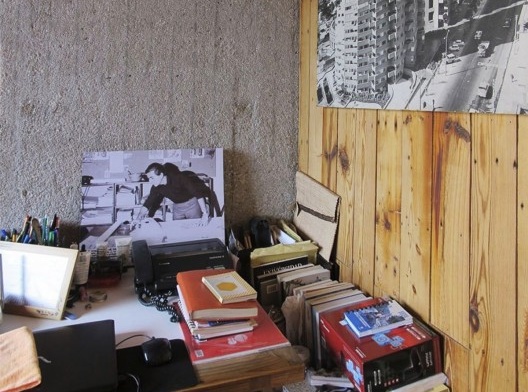 Edifício Sociedad Central de Arquitectos, sala de trabalho do arquiteto, atual sede da Fundação Rogelio Salmona