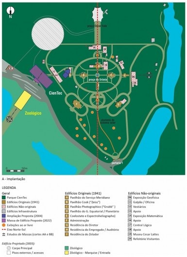Parque Cientec, estudo de massas, 2022