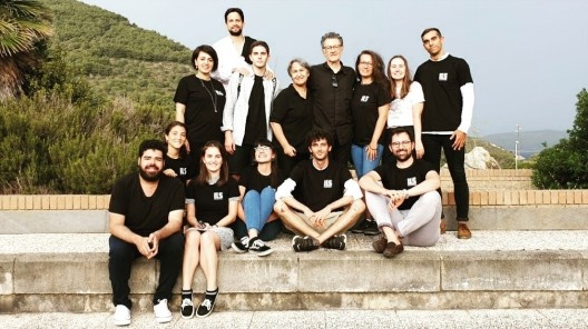 Estudantes e tutores participantes com a dupla Anne Lacaton e Jean-Philippe Vassal durante o IV Innovative Learning Spaces