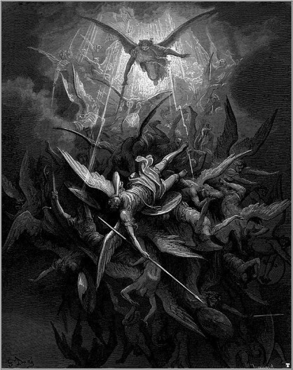 “John Milton’s Paradise Lost” (1866), ilustración de Gustave Doré