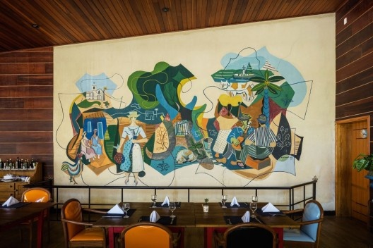 Restaurante, mural de Di Cavalcanti, 1951