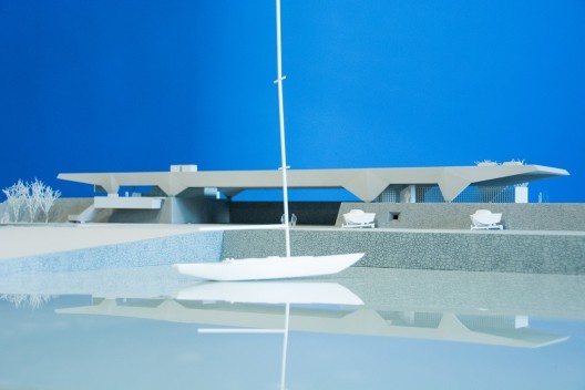 Garagem de Barcos Santa Paula, maquete, São Paulo, 1961. Arquitetos Vilanova Artigas e Carlos Cascaldi