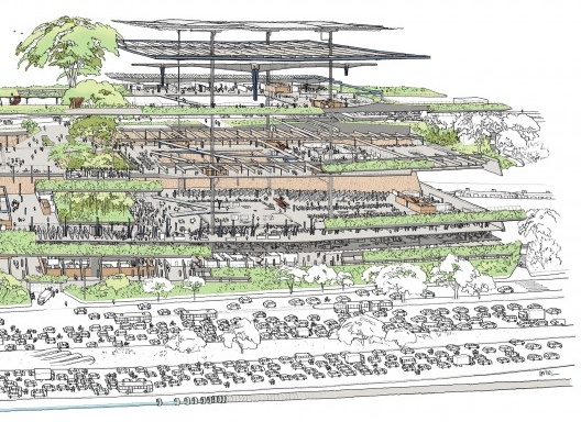 Desenho do Centro Cultural São Paulo