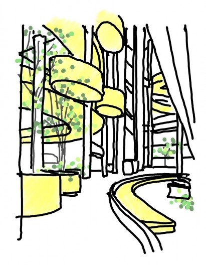 Bonadventure Hotel, Los Angeles, USA, 1976, arquiteto John Portman