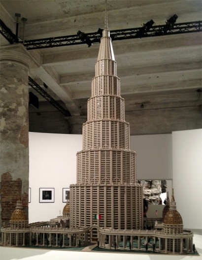 A maquete do Palazzo Enciclopedico na 55ª Bienal de Arte de Veneza 2013