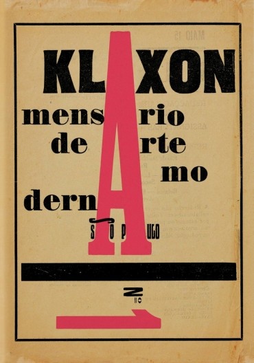 Capa da revista Klaxon, n.1, 1922