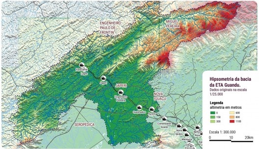 Hipsometria da Bacia da ETA Guandu (4)