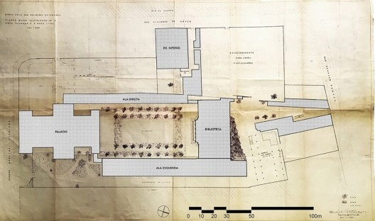Implantação do conjunto do Ministério das Relações Exteriores, Rio de Janeiro