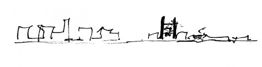 Casa Mipibu, croquis, São Paulo SP Brasil, 2015. Arquitetos Danilo Terra, Pedro Tuma e Fernanda Sakano (autores) / Terra e Tuma Arquitetos Associados