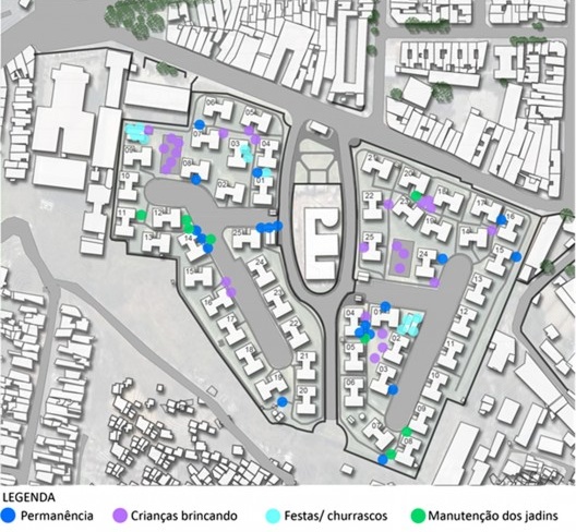 Principais atividades observadas no Conjunto Ismael Silva – Zé Keti