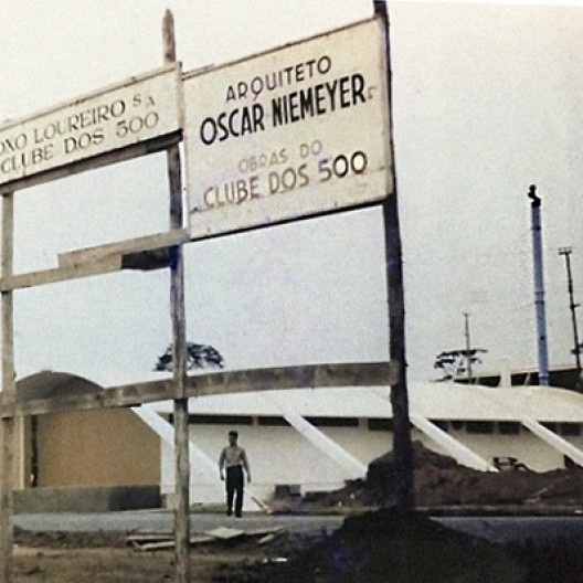 Canteiro de obras do clube dos 500