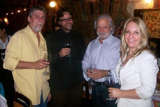 Daniel Amor, Ângelo Arruda, Walter Maffei e Rosana Ferrari na comemoração do Dia do Arquiteto