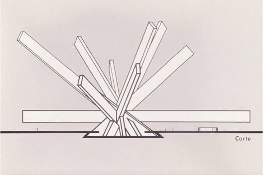 Monumento de Playa Girón. Corte