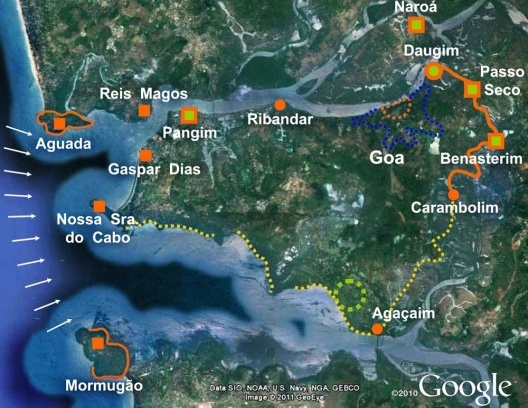 Ataques holandeses e medidas defensivas no sistema de fortificações da ilha de Tiswadi (Goa)