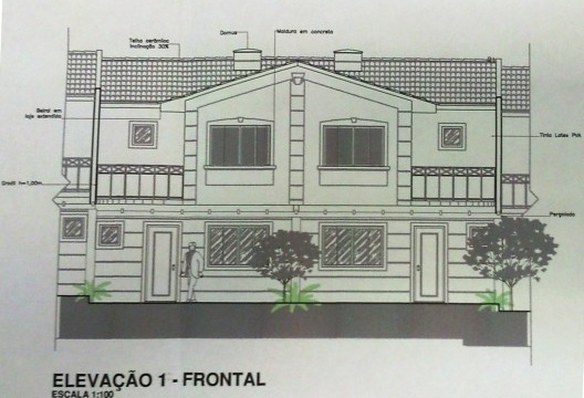 Fachada do projeto do condomínio Portal Primavera