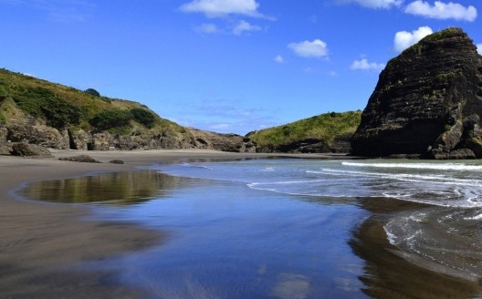 Piha, costa oeste, 2016