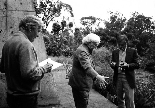 Arquiteto Hans Broos e paisagistas Roberto Burle Marx e Haruyoshi Ono, casa do arquiteto, São Paulo
