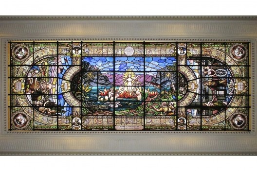 “A visão do Anhangüera, a Mãe do Ouro e as Mães d’Água”, Benedito Calixto, Museu do Café, Santos