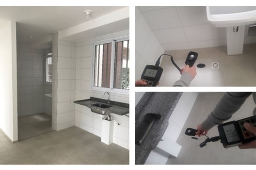 Cozinha, lavanderia e suas respectivas medições