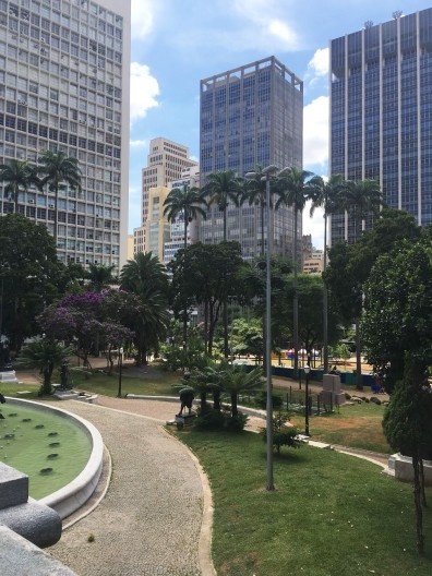 Praça Ramos de Azevedo, próxima ao Viaduto do Chá, 2018